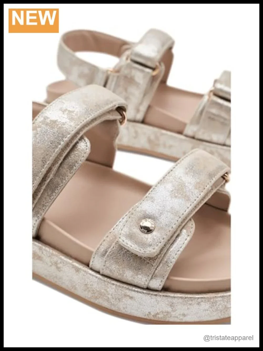 J/Slides Leather Suede Platform Sandals Double Strap Slip On Comfort